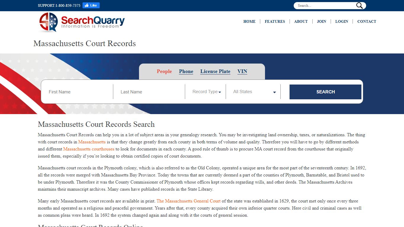 Free Massachusetts Court Records | Enter a Name to View Court Records ...